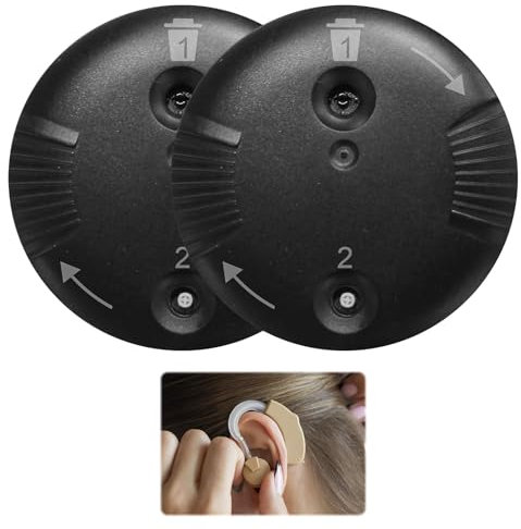 Cerushield Disk for Phonak,2 Pcs for Phonak Hearing Aid Wax Filters,Hearing Aid Ear Wax Guard Professional Portable Cerumen Filter Baffle Accessory for Phonaks Hearings aids