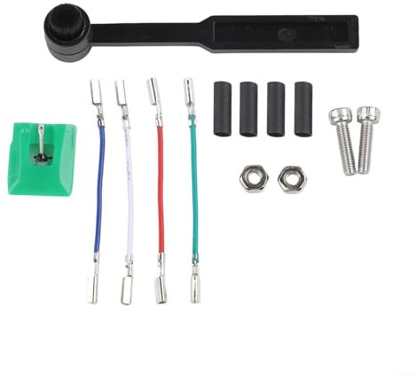 Pennino di ricambio per giradischi USB Audio Technica AT LP120, completo di accessori essenziali