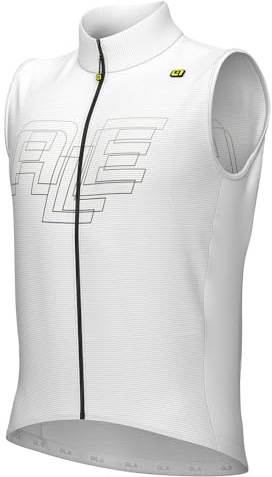 Alé Cycling Men's PR.E Sauvage Gilet, White, M