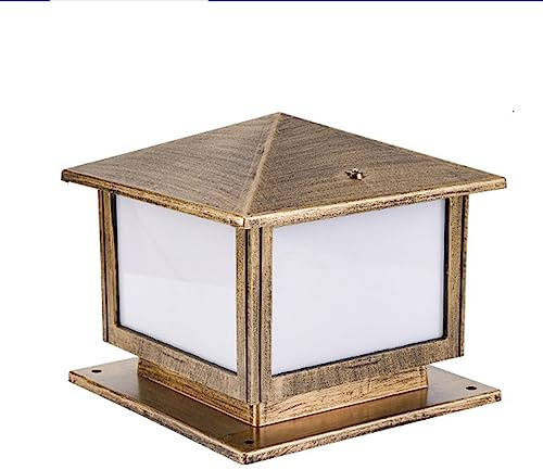 Waterproof Aluminum Outdoor Light Fixture Modern Patio Lamp Rainproof Street Lantern for Fence Terrace Garden Front Yard Villa Exterior Lighting