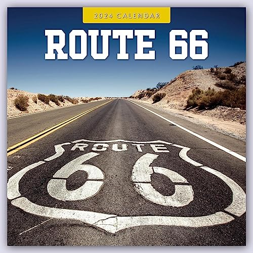 Route 66 2024 – 16-Monatskalender: Original Red Robin Publishing Ltd-Kalender [Mehrsprachig] [Kalender] (Wall-Kalender)