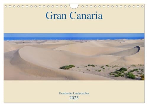 Gran Canaria - Extrabreite Landschaften (Wandkalender 2025 DIN A4 quer), CALVENDO Monatskalender: Landschaftspanoramen der Insel Gran Canaria (CALVENDO Natur)