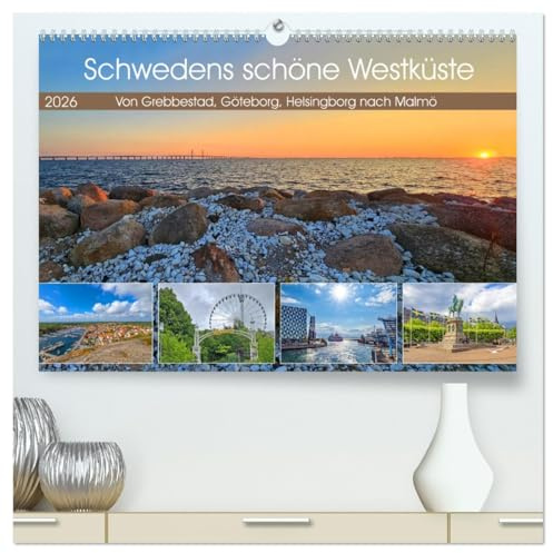 Schwedens schöne Westküste (hochwertiger Premium Wandkalender 2026 DIN A2 quer), Kunstdruck in Hochglanz: Beeindruckende Impressionen an der Westküste in Schweden (CALVENDO Orte)