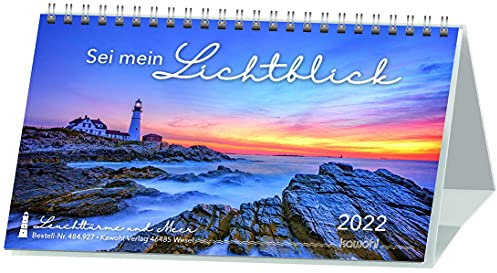 Sei mein Lichtblick 2023: Postkarten-Kalender mit Leuchttürmen und Meer