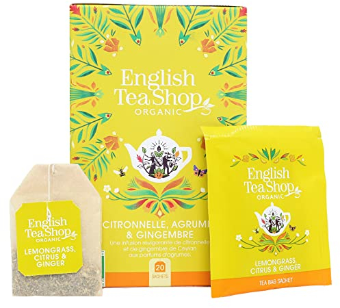 English Tea Shop - Citronella, zenzero ed agrume organici del tè - 20Bustina (e)