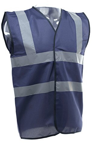 Yoko Warnweste Gr. L, marineblau