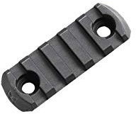 Magpul Men's Picatinny-Zubehörschiene Industries Schiene Abschnitt, passt m-lok Hand Guard, Polymer, 5 Slots, schwarz, universal