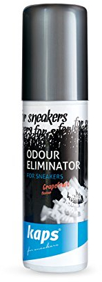Desodorante Zapatos para Zapatillas y Calzado Informal, Aroma de Pomelo, con Nanopartículas de Plata, Kaps Eliminador de Olores de Zapatos