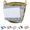 ULLENBOOM ® Babydecke 70x100 cm, Graue Sterne (Made in EU) - Aus Baumwolle & flauschigem Fleece (OEKO-TEX Standard), Baby Decke Neugeborenen, ideal als Kinderwagendecke oder Kuscheldecke