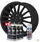 Set Felgen Vinyl Flüssig Full Dip 4 Sprays schwarz mit mattem Schutz