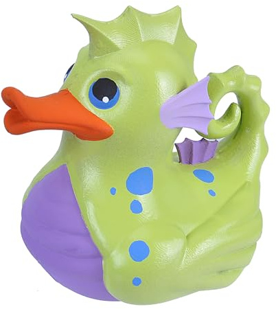WILD REPUBLIC Rubber Duck, Gummiente Seepferdchen, Badespielzeug, Geschenkidee für Babys, Ente aus Kunststoff, tolles Geschenk für Kinder und Erwachsene, 10 cm