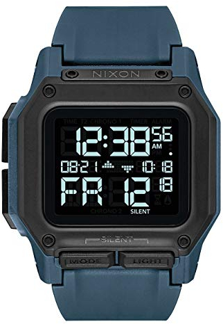 Nixon Hommes Numérique Automatique Chinois Montre avec Bracelet en Plastique A1180-2889-00