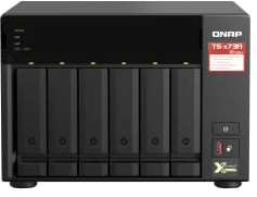 QNAP TS-673A-8G 6 Bay Hochleistungs-NAS mit 2 x 2,5 GbE Ports und Zwei PCIe Gen3 Steckplätzen