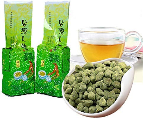 Health Care Taiwan Ginseng Oolong Tee 250g (0.55LB), Chinesischer Ginseng Tee, Wu Long Tee Grüner Lebensmittel Oolong Tee Grüner Tee