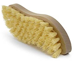 Novaliv Hand-Bürste aus Holz mit Kunststoff Borsten Nagelbürste Bürste für Hand Nägel und Finger S-Form für Scheuerbürste Schrubberbürste Handschrubber Bürste Teppich
