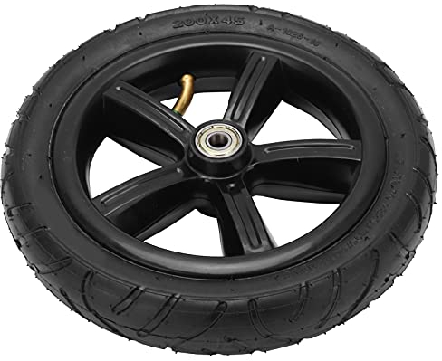 Onewer 8 Zoll 200x45 Felge und Reifen Set, 8 Zoll 200x45 Luftrad mit Innenrohr für Elektroroller mit Nabe und Lagern