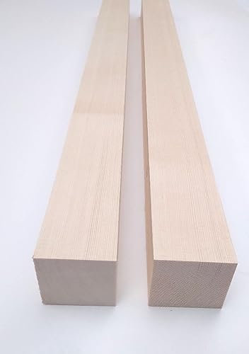 Kanthölzer,Holzriegel, Holzpfosten 6x6cm stark. Eiche, Buche, Kernbuche, Kirschbaum, Ahorn Nussbaum, Tanne. Sonderlängen 100-200cm. (Tanne, 100cm lang)