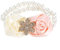Corsage Wristlet, Wrist Corsage Bands, 2pcs Beautiful Hand Flower Bridesmaid Wrist Corsage Dekorationen Pearl Satin(Elfenbeinweiß+Rosa)