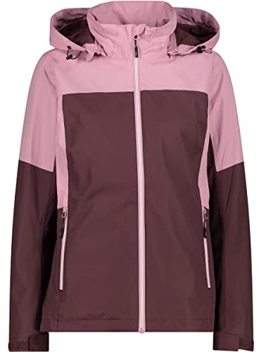 CMP Damen Zip Hoodie Jacke, Plum, 38