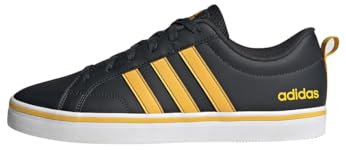 adidas Unisex VS Pace 2.0 Shoes, Carbon / Bold Gold / Cloud White, 40 2/3 EU