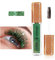 6 Farben Bunte Mascara - Blau, Grün, Schwarz, Weiß - Langlebig, Natürlich, Wasserfest, Schwungfixierend, Verlängernd, Volumenverstärkend Augen Make-up (602# Grün)