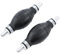 TOPWAY 2PCs Petrol Syphon Pump 10mm and 12mm Rubber Hand Fuel Pump Manual Primer Bulb Fueling Line Assembly for Car Outboard Marine Boat Engine Motor Oil Water