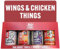 Angus & Oink Gift Set | Wings & Chicken Gift Box | 1 x Feather Duster BBQ Seasoning 220G | 1 x Hella Nashty 200G | 1 x Korean Seasoning 200G | 1 x Buffalo seasoning 200G | The best BBQ Lover Gift Set
