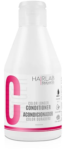SALERM - Haarspülung für gefärbtes Haar - Color Longer Hair Lab - 300 ml - mit Provitamin B5 und Vitaminen A und E - Versiegelt und pflegt die Farbe - UV Sonnenschutz - Ohne Sulfate und Parabene