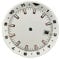 ZEZEFUFU 36,5 mm Stahl C3 grün leuchtendes Zifferblatt automatisches Uhrwerk Zubehör für Seiko NH35 NH35A, weiß