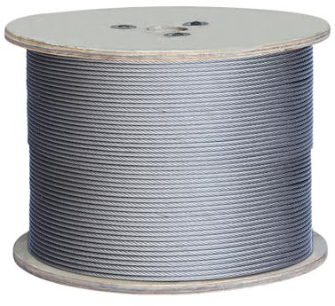 ESuaLs Cuerda De Alambre De Acero Inoxidable 304, Longitud De 5 Metros, Diámetro De 3,5-6Mm, Cable Adecuado para Colgar Cuadros, Tendedero,Diameter 4mm