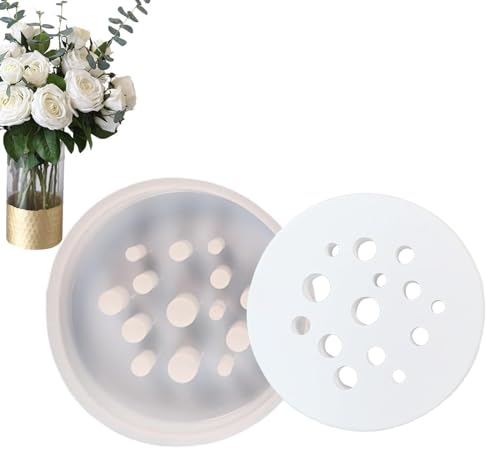 Silikonwabenform,Blumenstielhalterform,Blumenretter Silikonform,Blumenarrangementform,Blumenarrangement-Form,Silikonformen Gießformen,Blumenhalter-Silikonformen,Brikettform Zum Arrangieren Von Blumen