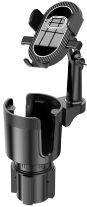 YMQXWZDR Coche Soporte Teléfono Celular para Dodge Ram 2011-2023,Ajustable Sujetavasos Salpicadero Porta Movil Potente Ventosa Ajustable Accesorios,A2-B