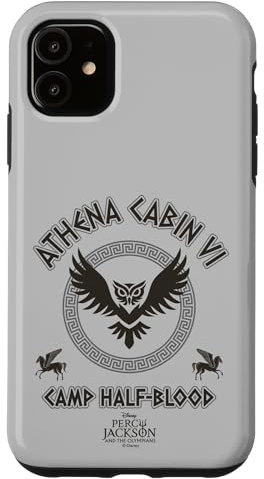 Hülle für iPhone 11 Disney Percy Jackson and the Olympians Athena Cabin VI Badge
