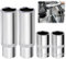 HELION 4 PCS 10mm Socket, 1/4-Inch Drive by 10mm Deep and Shallow Socket Set Cr-V Drive Sockets for DIY Hand-Making Repair Automotive(6-Point Metric)