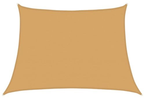 vidaXL Voile d'ombrage 160 g/m² trapèze Gris Clair 4/5x3 m PEHD, Voile de Soleil, Voile d’ombrage, Store de Patio, Voile de Pare-Soleil