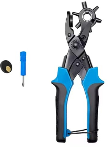 Fegtrtyoa Hand Leather Watch Band Strap Punching Tool Belt Hole Puncher 2mm 2.5mm 3mm 3.5mm 4mm 4.5mm Pliers Tools