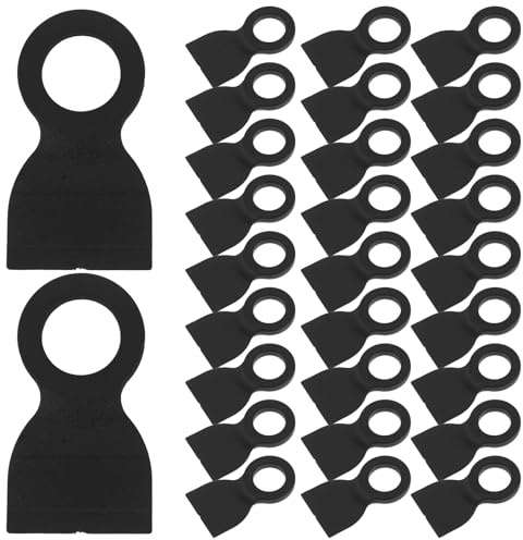 TOYANDONA 50 Stück Zeltstangenringe Kunststoff Ösenringe für Zeltverbinder mit O Ring Design Wetterfeste Campingplanen Befestigung Leichtes Pavillon Zubehör für Outdoor und Reisen