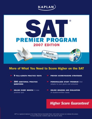 Kaplan SAT, 2007 Edition: Premier Program