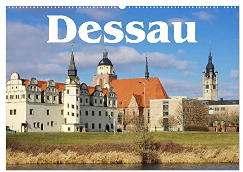 Dessau (Wandkalender 2026 DIN A2 quer), CALVENDO Monatskalender: Dessau mit seinen Parks und der Bauhaus-Architektur (CALVENDO Orte)