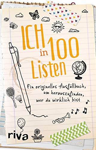 Ich in 100 Listen: Ein originelles Ausfüllbuch, um herauszufinden, wer du wirklich bist. Bucketlist für Selbstliebe, Selbstreflexion, Achtsamkeit, Glück. Das perfekte Geschenk