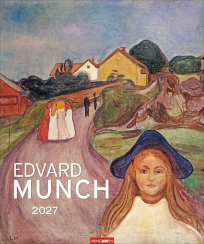 Edvard Munch Edition Kalender 2027: Kunstkalender im Großformat mit Werken des berühmten norwegischen Künstlers. Wand-Kalender für Kunstliebhaber des Expressionismus. 46 x 55 cm