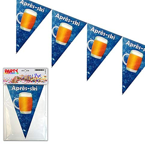 PARTY DISCOUNT ® NEU Wimpelkette Après-Ski, 5 m