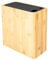 Rockingham Forge Universal Knife Block, Extra Large Storage Block with 28 Slots, Bamboo KB-6824WB