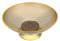 Cabilock Frutero con pies, cesta de base alta con boquilla de drenaje, soporte para aperitivos de boda, cuenco de postre para decoración del hogar y cocina (bronceado)