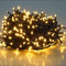 SALCAR 15m 220er Lichterkette Weihnachten LED Deko, 31V Christbaumbeleuchtung Weihnachtsbeleuchtung Außen mit 8 Modi und Memory-Funktion, Warmweiß