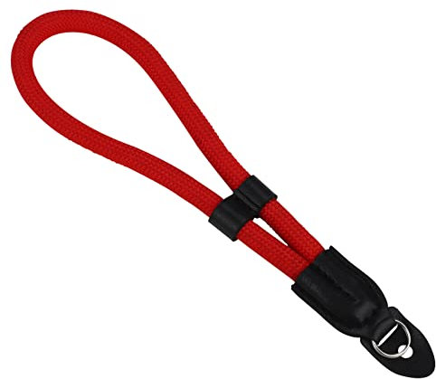 Camera Wrist band Strap,Quick Release Safety Tether, Red, 20