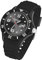 Taffstyle Damen Herren Sportuhr Armbanduhr Silikon Sport Ziffernblatt mit Datum Analog Quarz Farbige Bunte Uhr Schwarz Schwarz