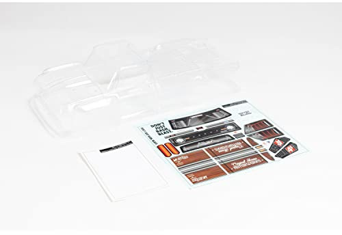 ARRMA 1:10 Clear Body with Decals and Window Masks: OUTCAST 4X4 BL ARA402322
