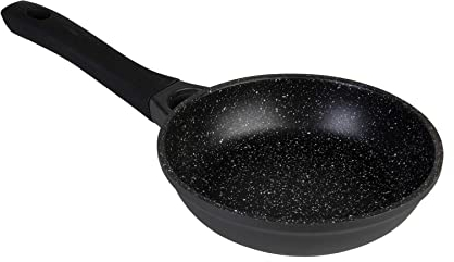Wenco Bratpfanne, Ø 20 cm, Induktionsgeeignet, Antihaftbeschichtetes Aluminium, Schwarz