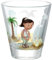 LEONARDO HOME Bambini Avventura Trinkglas für Kinder - Kinderbecher mit Motiv aus hochwertigem Glas - Größe S, Inhalt 215 ml - Kinderglas mit Motiv Dino, 044423